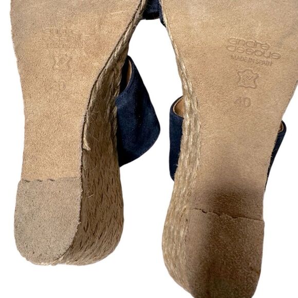 NWOT Andre Assous Alana suede espadrille size 40 - Picture 4 of 7